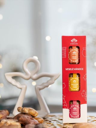 Dárková sada Vánoční cukroví 🥰 Obsahuje Skořici v medu, Kakao v medu a Perníčkové koření v medu 🫶 Ochutnejte pravou chuť...